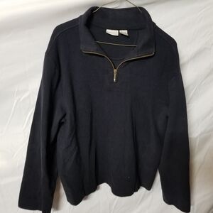 White Stag Black Quarter-Zip Sweatshirt